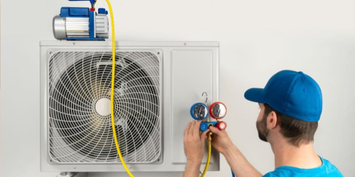 AC gas refilling service